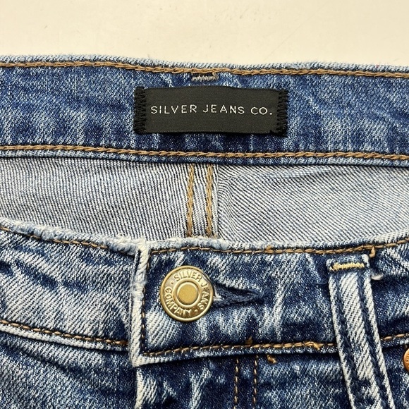 Silver Jeans Not Your Boyfriends Jeans High Rise Size 27 - Picture 8 of 16